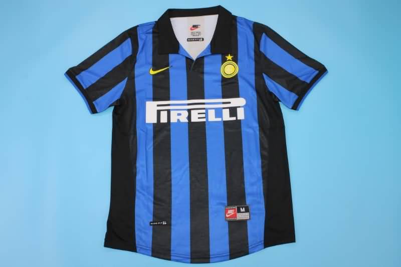 Inter Milan Soccer Jersey Home Retro Replica 1998/99