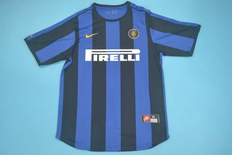 Inter Milan Soccer Jersey Home Retro Replica 1999/00