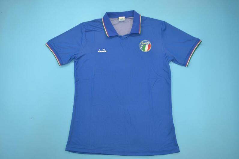 Italy Soccer Jersey Home Retro Replica 1990