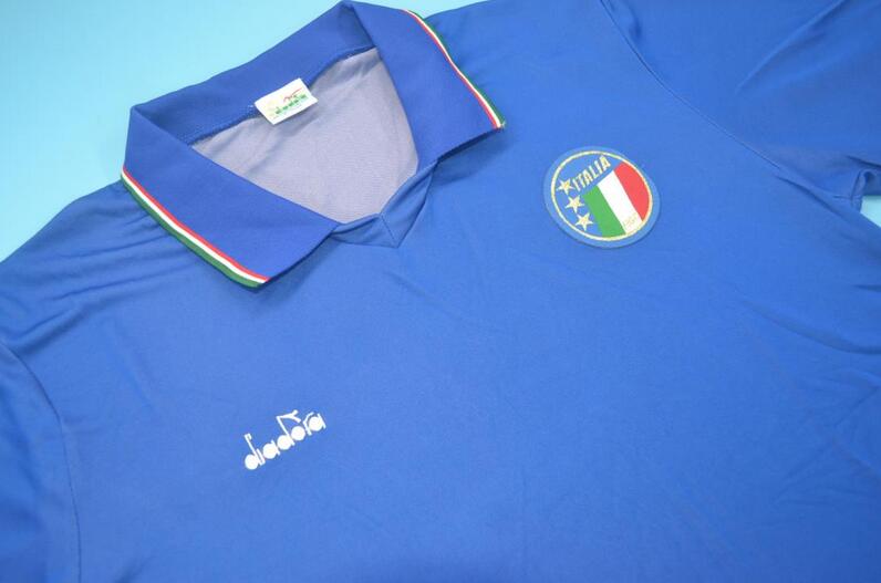 Italy Soccer Jersey Home Retro Replica 1990