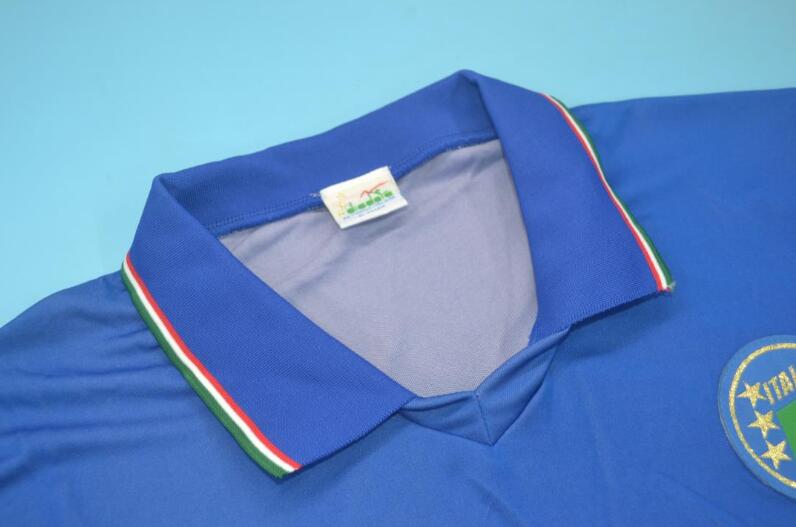 Italy Soccer Jersey Home Retro Replica 1990