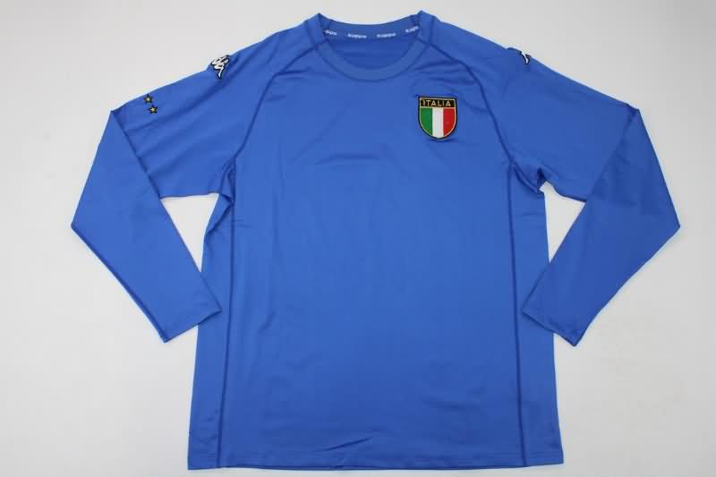 Italy Soccer Jersey Home Long Retro Replica 2000
