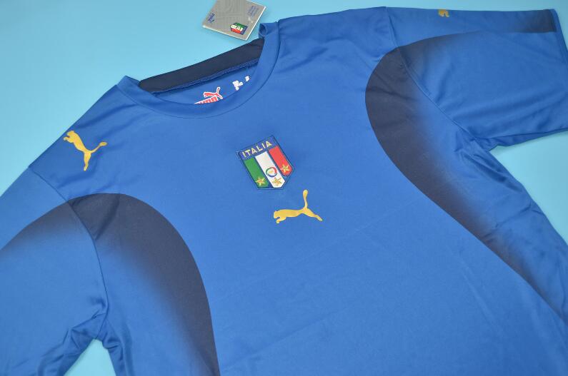 Italy Soccer Jersey Home Retro Replica 2006