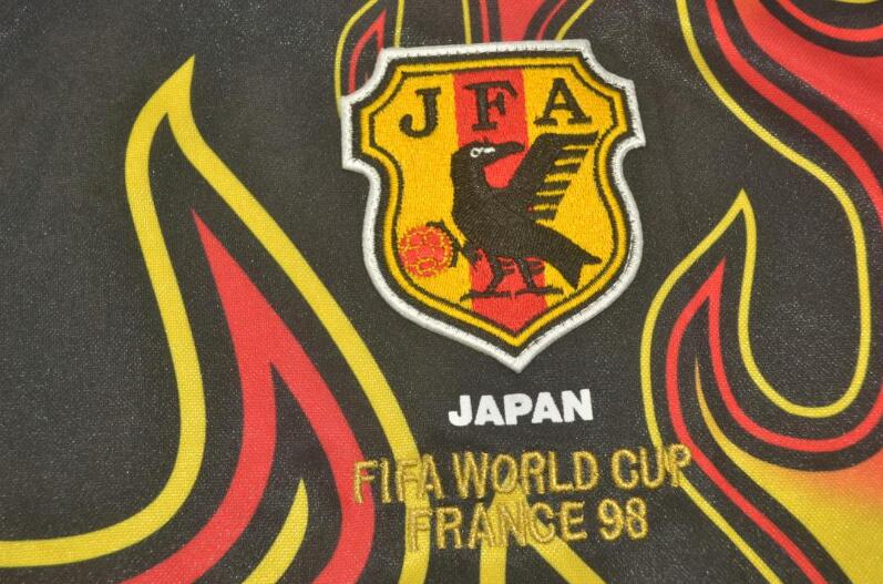 Japan Soccer Jersey Goalkeeper Black Long Retro Replica 1998