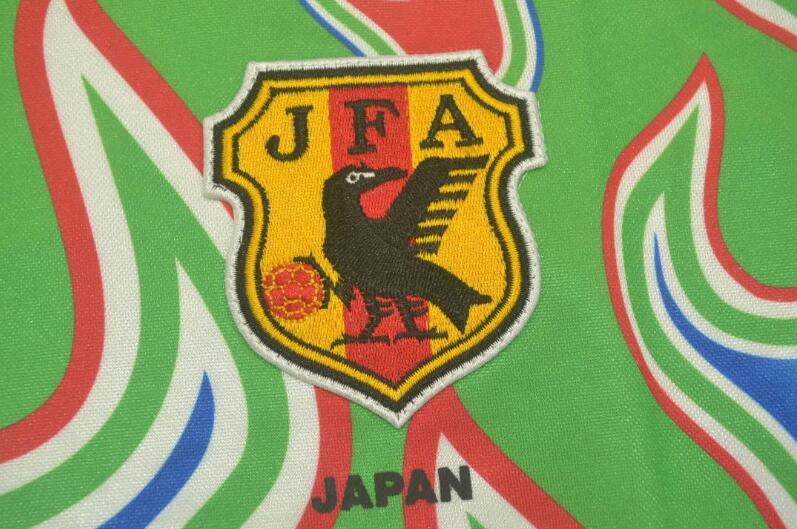 Japan Soccer Jersey Goalkeeper Green Long Retro Replica 1998