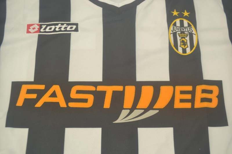 Juventus Soccer Jersey Home Retro Replica 2001/02