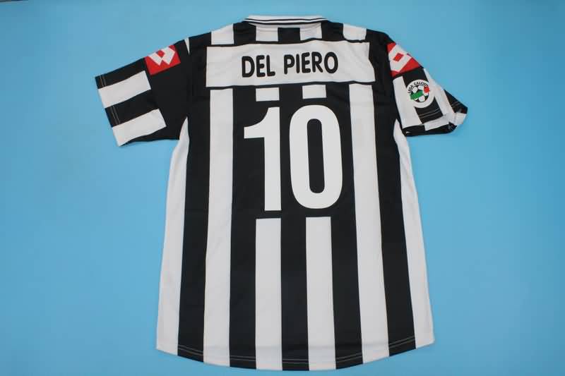 Juventus Soccer Jersey Home Retro Replica 2001/02