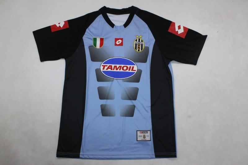 Juventus Soccer Jersey Goalkeeper Blue Retro Replica 2002/03