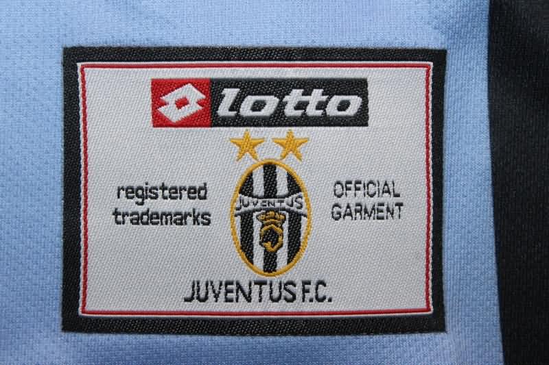 Juventus Soccer Jersey Goalkeeper Blue Retro Replica 2002/03