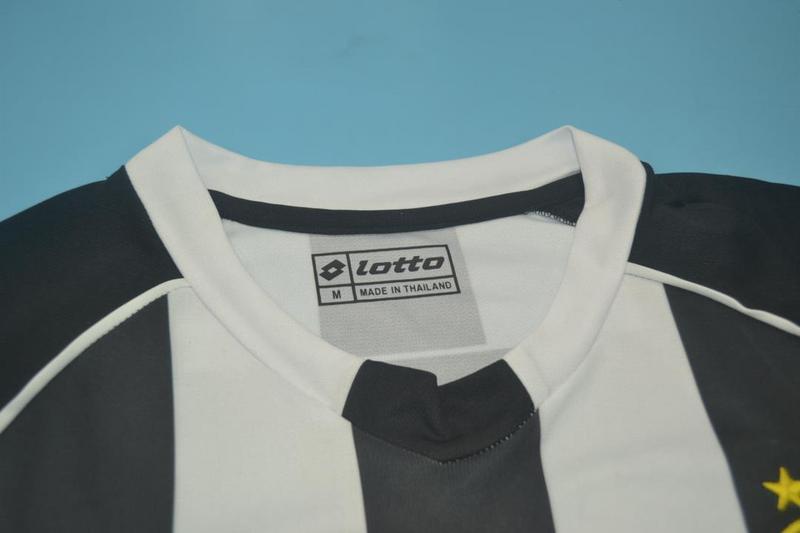 Juventus Soccer Jersey Home Retro Replica 2002/03