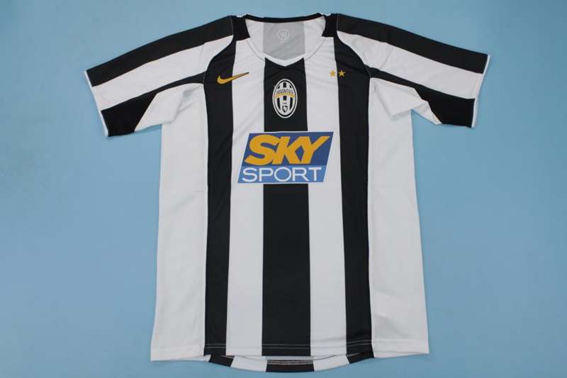Juventus Soccer Jersey Home Retro Replica 2004/05