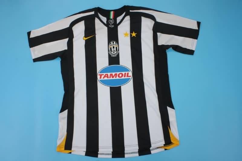 Juventus Soccer Jersey Home Retro Replica 2005/06