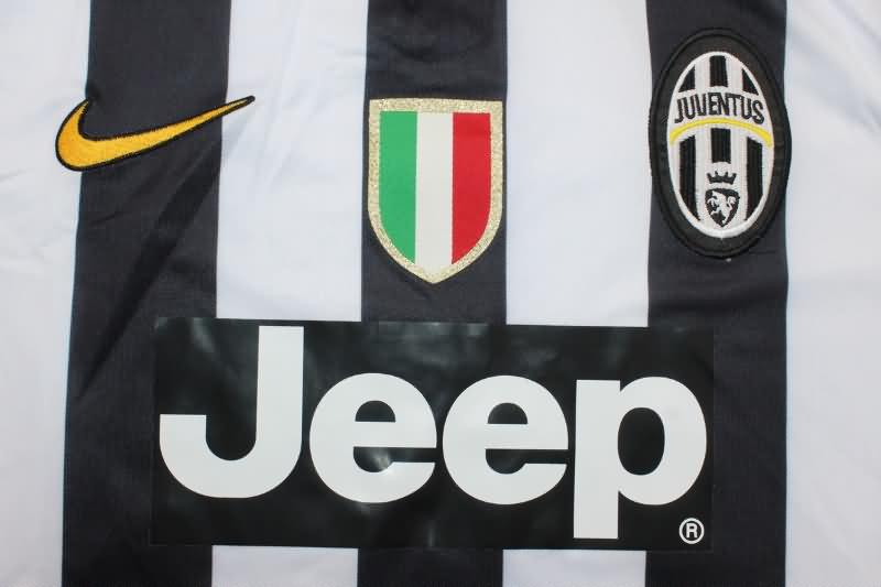 Juventus Soccer Jersey Home Long Sleeve Retro Replica 2014/15