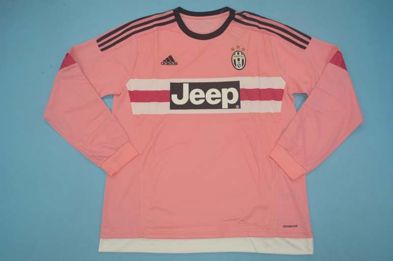 Juventus Soccer Jersey Away Long Retro Replica 2015/16