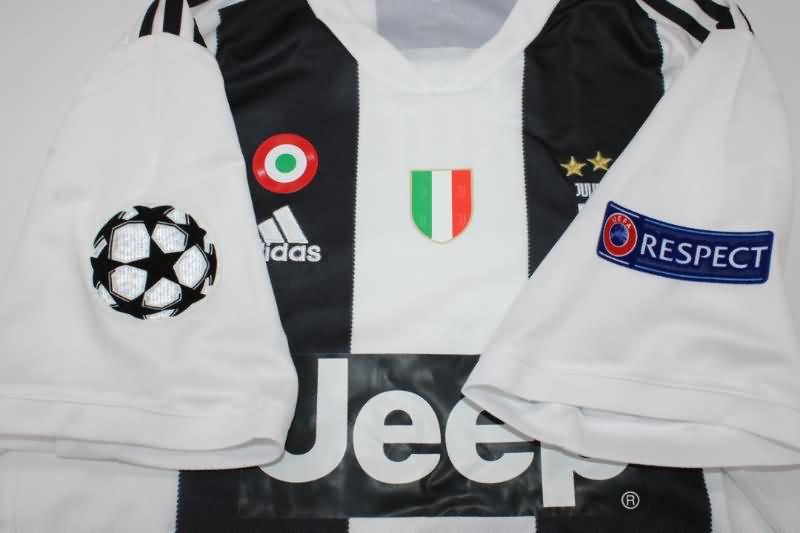 Juventus Soccer Jersey Home Retro Replica 2018/19