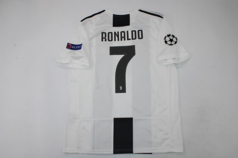 Juventus Soccer Jersey Home Retro Replica 2018/19