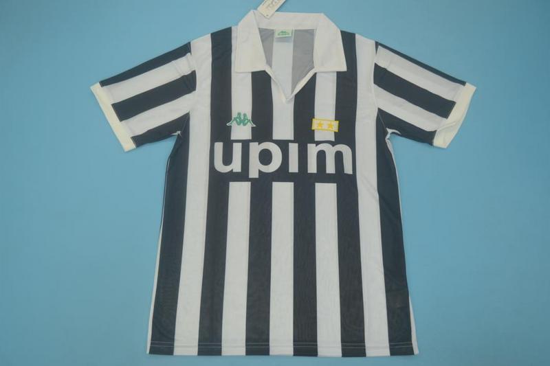 Juventus Soccer Jersey Home Retro Replica 1991/92