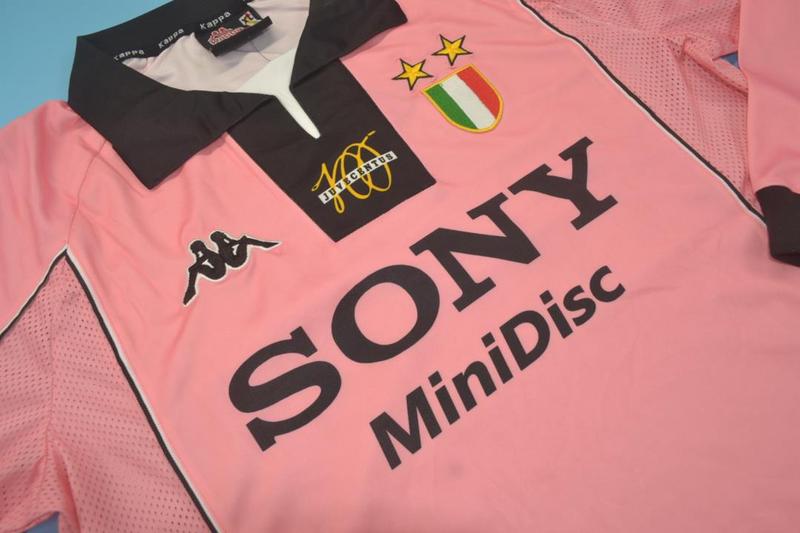 Juventus Soccer Jersey Away Long Retro Replica 1997/98