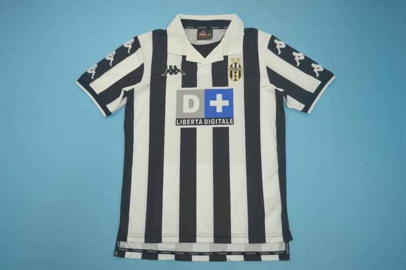 Juventus Soccer Jersey Home Retro Replica 1999/2000