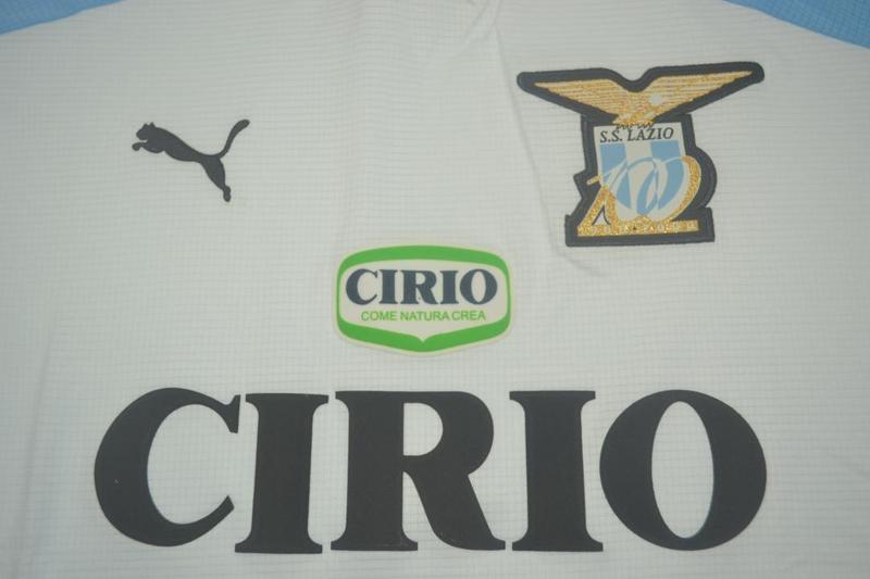 Lazio Soccer Jersey Away Retro Replica 1999/00