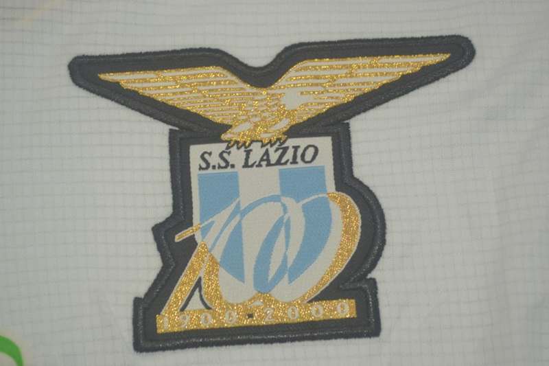 Lazio Soccer Jersey Away Long Sleeve Retro Replica 1999/00