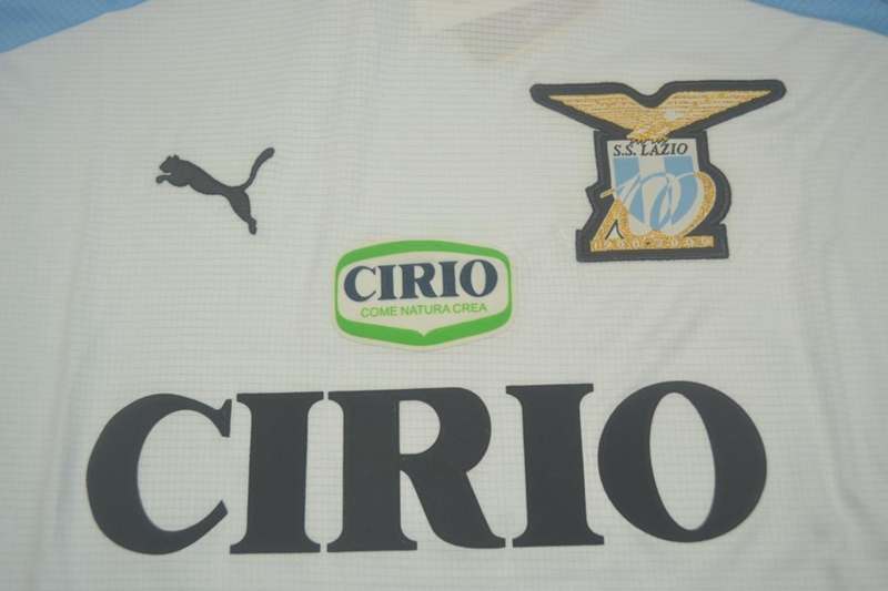 Lazio Soccer Jersey Away Long Sleeve Retro Replica 1999/00