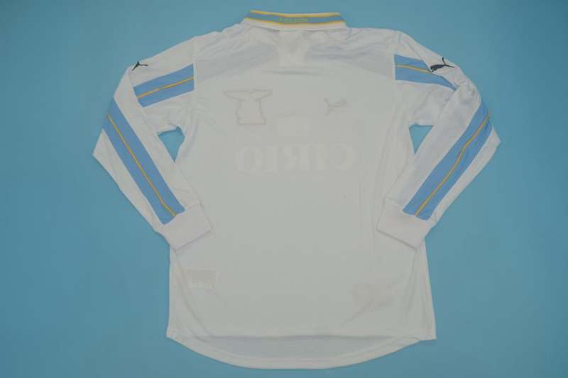 Lazio Soccer Jersey Away Long Sleeve Retro Replica 1999/00