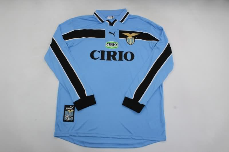 Lazio Soccer Jersey Home Long Sleeve Retro Replica 1999/00