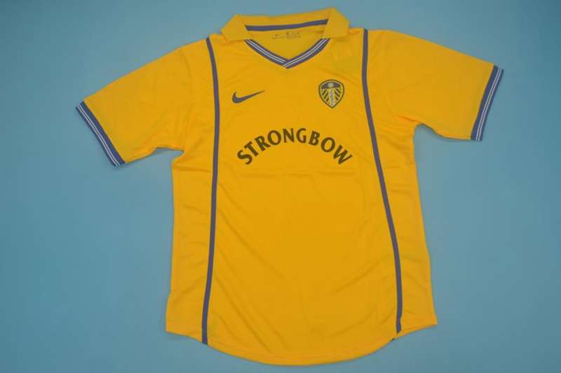 Leeds United Soccer Jersey Away Retro Replica 2000/01