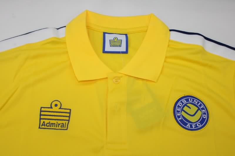 Leeds United Soccer Jersey Away Retro Replica 1977/78