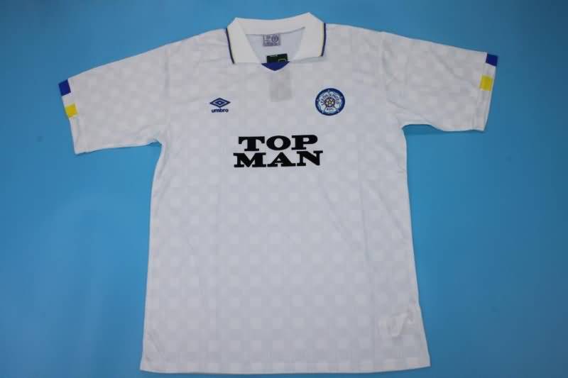 Leeds United Soccer Jersey Home Retro Replica 1989/91