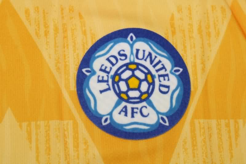 Leeds United Soccer Jersey Away Retro Replica 1991/92