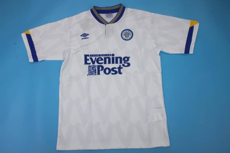Leeds United Soccer Jersey Home Retro Replica 1991/92