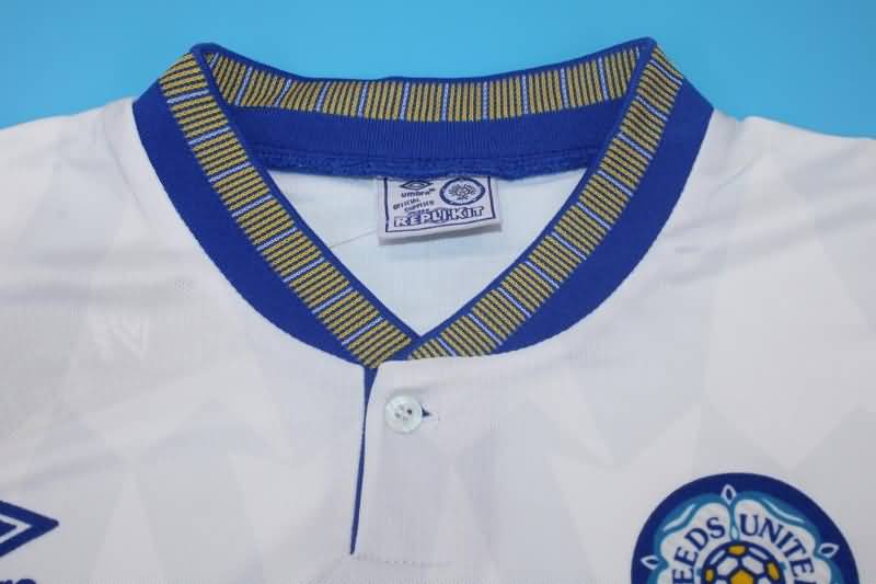 Leeds United Soccer Jersey Home Retro Replica 1991/92