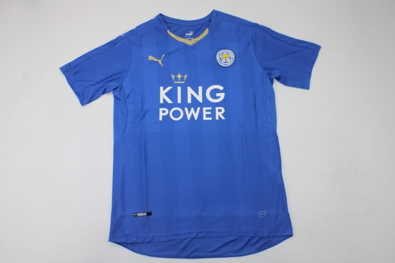 Leicester City Soccer Jersey Home Retro Replica 2015/16