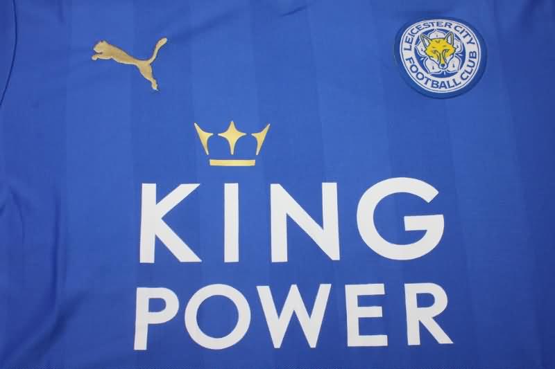 Leicester City Soccer Jersey Home Retro Replica 2015/16