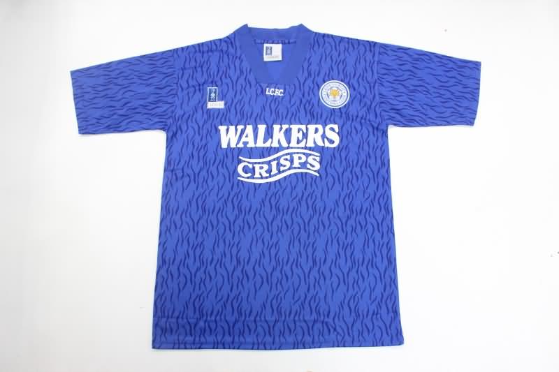 Leicester City Soccer Jersey Home Retro Replica 1992/94