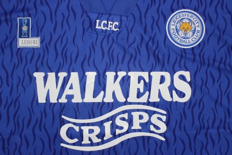 Leicester City Soccer Jersey Home Retro Replica 1992/94