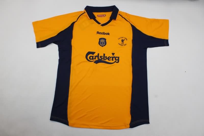 Liverpool Soccer Jersey FA Final Retro Replica 2000/01