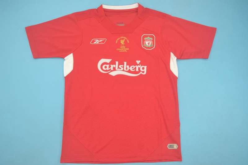 Liverpool Soccer Jersey Home Retro Replica 2004/05