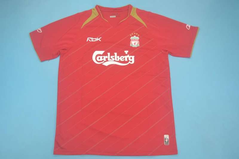 Liverpool Soccer Jersey Home Retro Replica 2005/06