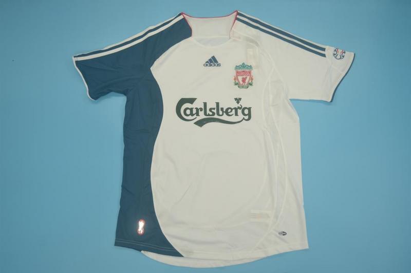 Liverpool Soccer Jersey Away Retro Replica 2006/07