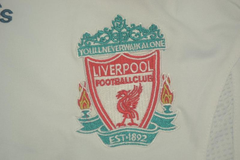 Liverpool Soccer Jersey Away Long Retro Replica 2006/07