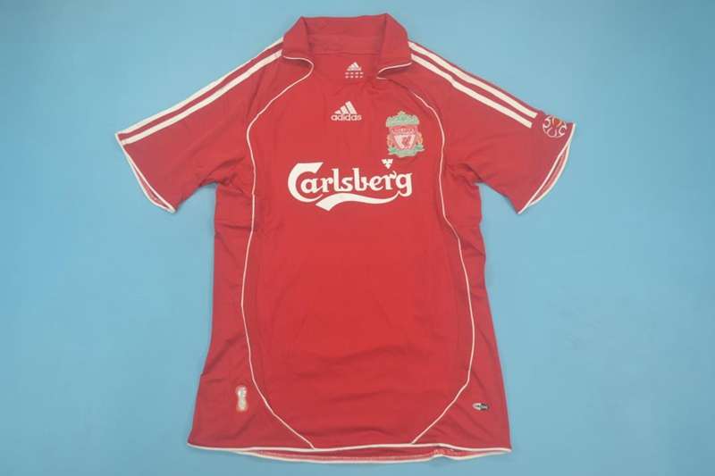 Liverpool Soccer Jersey Home Retro Replica 2006/08