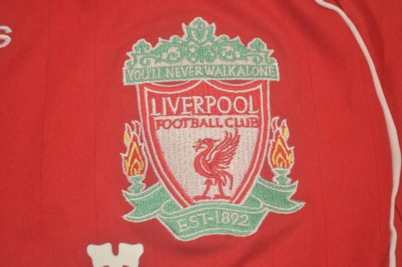 Liverpool Soccer Jersey Home Retro Replica 2006/08