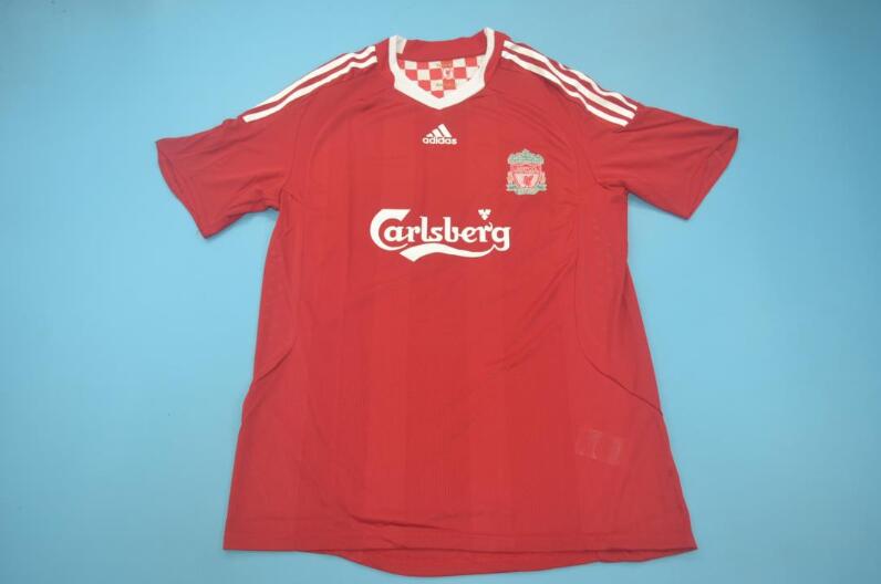 Liverpool Soccer Jersey Home Retro Replica 2008/10