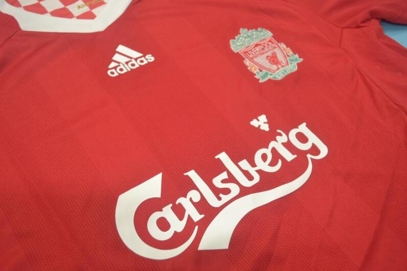 Liverpool Soccer Jersey Home Retro Replica 2008/10