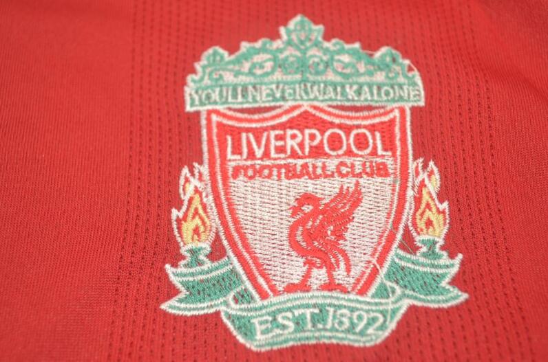 Liverpool Soccer Jersey Home Retro Replica 2008/10