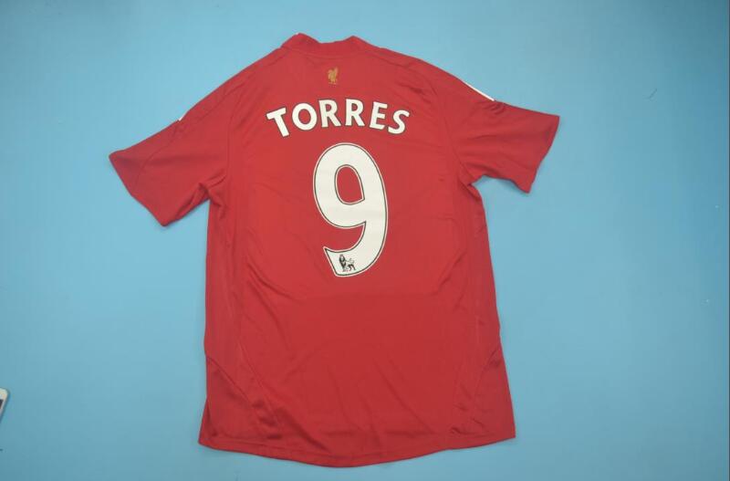 Liverpool Soccer Jersey Home Retro Replica 2008/10