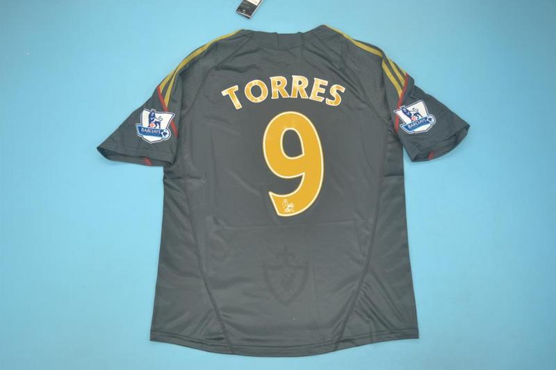 Liverpool Soccer Jersey Away Retro Replica 2009/10